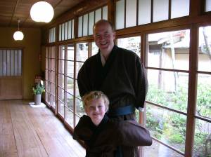 The hall outside our room