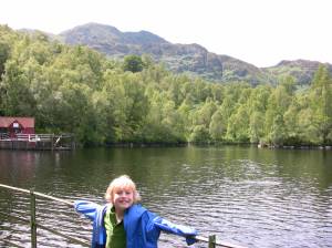 Will at Loch Katrine in Trossachs