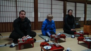 Breakfast in Buddhist temple
